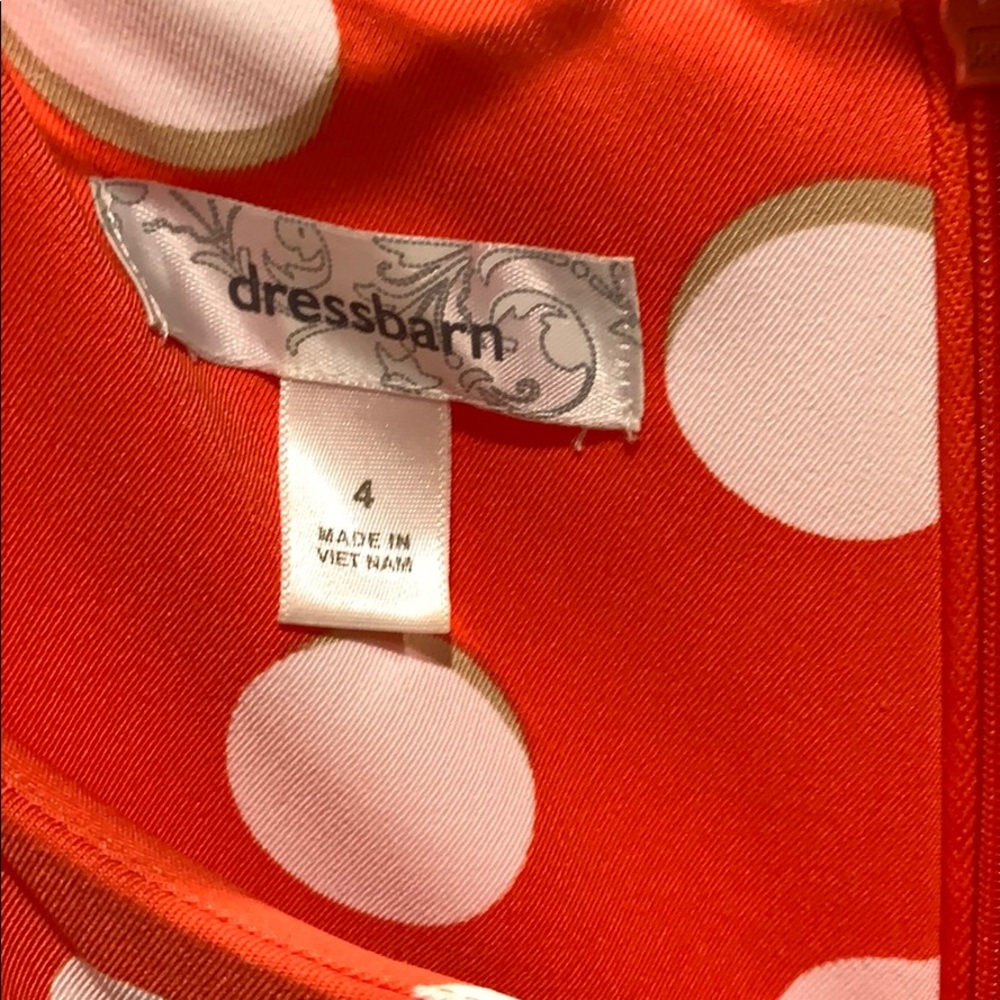 Dressbarn orange dress